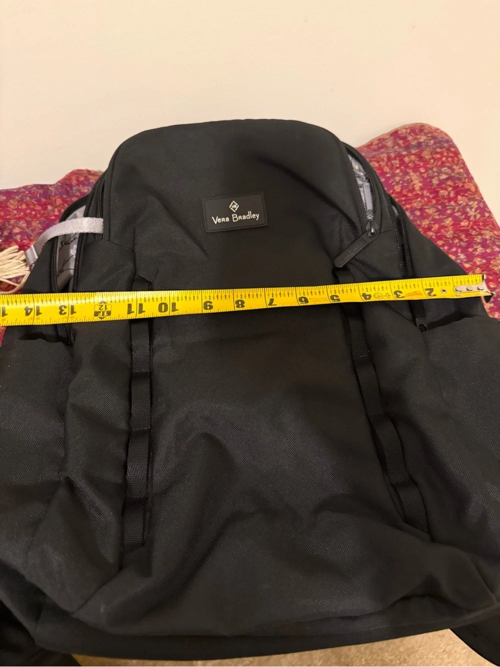 Vera Bradley Black Men's Backpack with Side Pockets